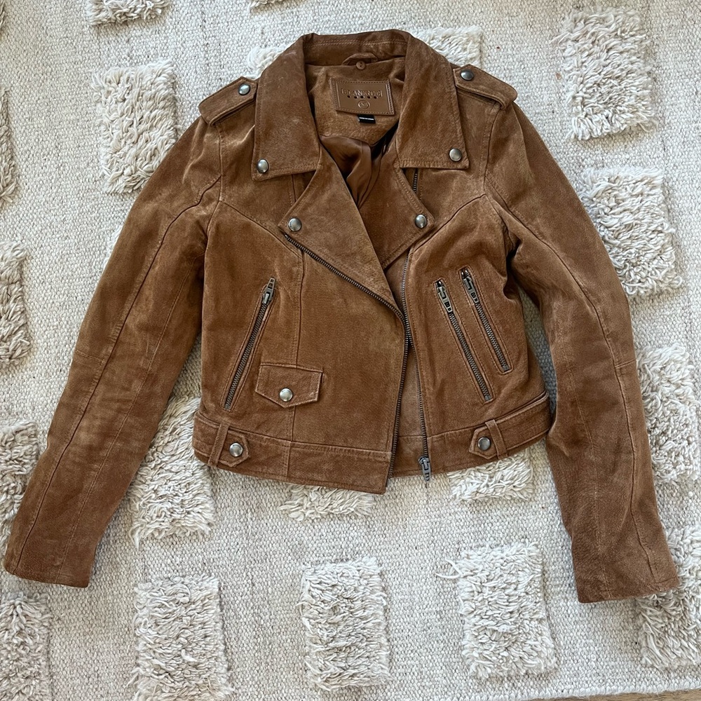 Anthropologie Brown Suede Women's Jacket